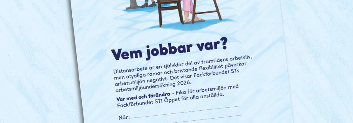 affisch vem jobbar var