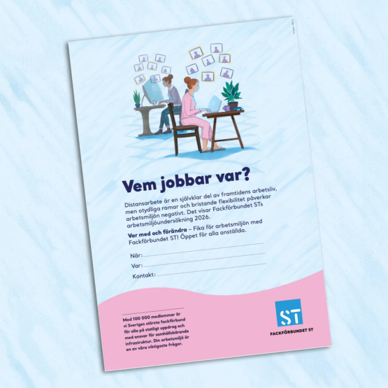 affisch vem jobbar var